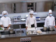 Alunni della 5A Cucina dell'Istituto Panzini