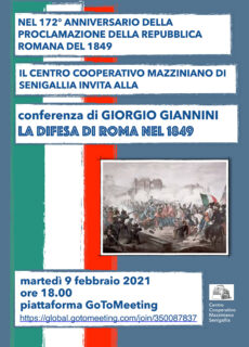 Locandina conferenza di Giorgio Giannini