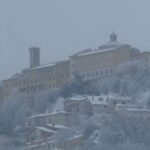 Arcevia dopo la nevicata del 12 e 13 febbraio 2021