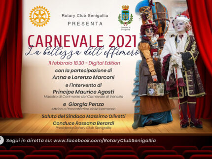 Locandina Carnevale 2021 del Rotary Club