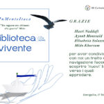 Volantino progetto "Biblioteca vivente"