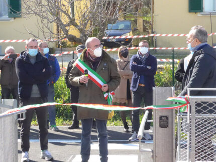 Inaugurazione parcheggio via Cellini