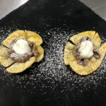 Roselline di sfoglia con panna montata