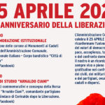 Locandina eventi 25 aprile