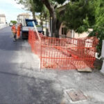 Lavori alle fermate degli autobus di Trecastelli