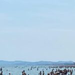 Spiaggia affollata Senigallia