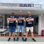 Michele, Roberto e Konstantin, gestori dello Skizzo Bar di Senigallia