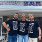 Michele, Roberto e Konstantin, gestori dello Skizzo Bar di Senigallia