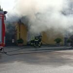 Incendio in viale IV Novembre
