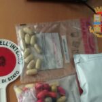Ovuli di eroina rinvenuti dalla Polizia