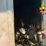 Intervento dei Vigili del Fuoco a Senigallia, in località Marazzana per incendio falegnameria