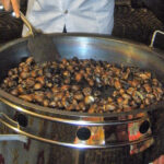 Castagne alla Fiera di San Gaudenzio a Ostra