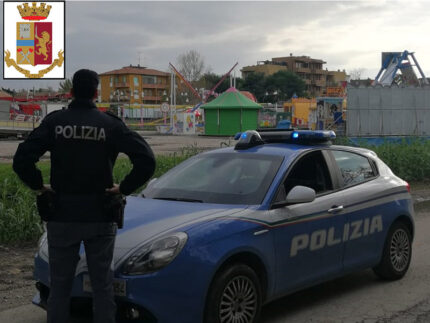 Polizia a Villa Torlonia