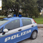 Polizia nei giardini presso viale dei Pini