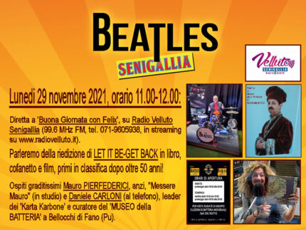 Beatles Senigallia su Radio Velluto