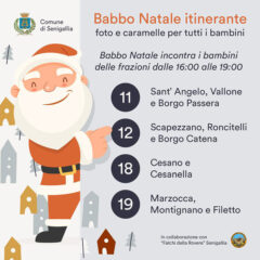 Babbo Natale itinerante - locandina