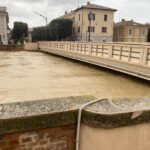 Piena del fiume Misa 11 dicembre 2021 - ponte Angeli dell'8 dicembre 2018