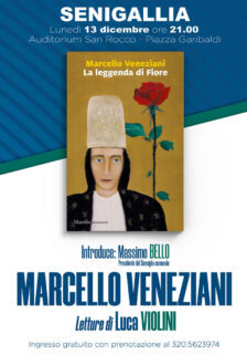 Presentazione libro "La leggenda di Fiore" diMarcello Veneziani - locandina