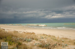 La spiaggia del Cesano di Senigallia - Mare d'autunno - Foto di Valentina Dolci