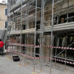 Allestimento cantiere in via San Martino