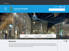 Home page nuovo sito web del Comune di Senigallia