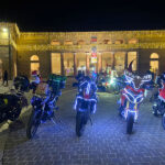 La sfilata dei Babbi Natale in Moto del Moto Club Senigallia