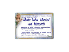 Necrologio Maria Luisa Montesi