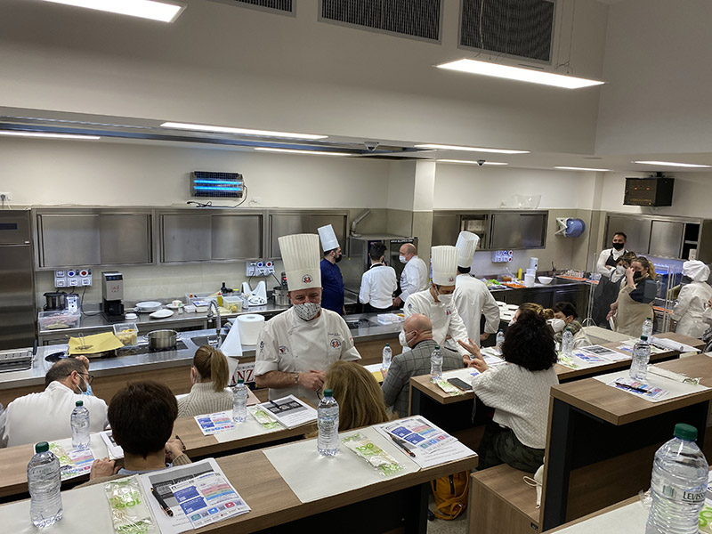 Corso di cucina "4ristoranti", lezione Chef Stefano Berrdinelli