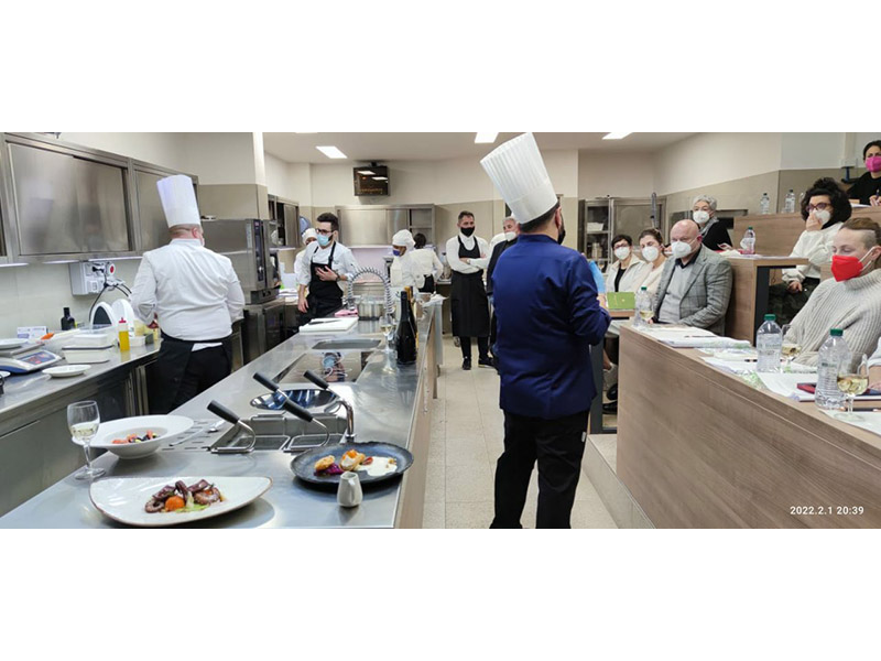 Corso di cucina "4ristoranti", lezione Chef Stefano Berrdinelli