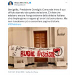 Striscione sulle foibe: il tweet di Giorgia Meloni