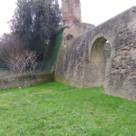 Tratto delle mura di Senigallia tra la Rocca Roveresca e il bastione della Penna