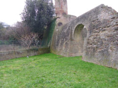 Tratto delle mura di Senigallia tra la Rocca Roveresca e il bastione della Penna