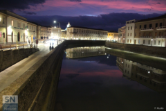 Il Misa al tramonto - Cielo viola - Foto di Fedele Ruvio