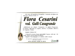 Necrologio Flora Cesarini
