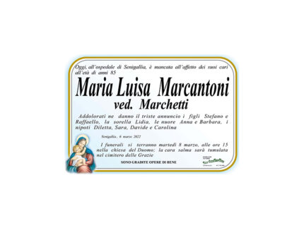Maria Luisa Marcantoni