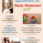 Appuntamenti con Maria Montessori 2022