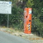 Autovelox imbrattato a Ostra Vetere