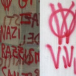 Imbrattamento alla sede della Cgil Marche e della Camera del Lavoro di Ancona