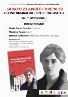 Presentazione libro Adalgisa, femminista e rivoluzionaria - locandina