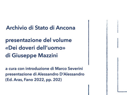 Presentazione "Dei doveri dell'uomo" ad Ancona