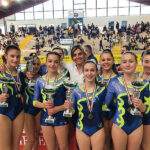 Ginnaste della Polisportiva Cesanella al campionato nazionale Uisp di acrobatica