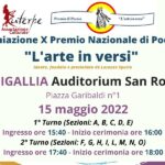 A Senigallia la premiazione del X Premio di Poesia "L'arte in versi"