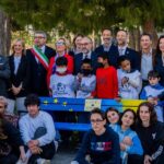 Inaugurazione della Panchina europea in Piazza Saffi a Senigallia