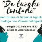 Giovanni Agnoloni presenta a Senigallia il libro di racconti "Da luoghi lontani"