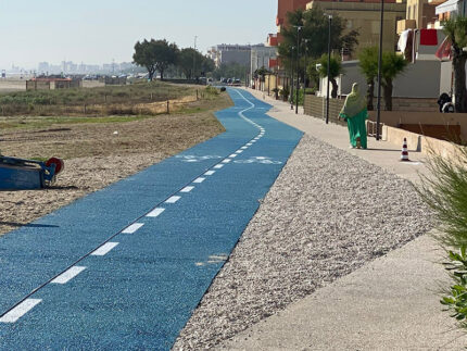 Nuova pista ciclabile a Cesano di Senigallia