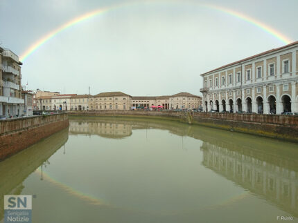 Arcobaleno sul Misa - Foto di Fedele Ruvio