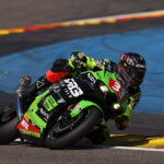 Simone Saltarelli in sella alla Kawasaki xr 10