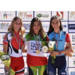 Linda Rossi campionessa italiana di pattinaggio nei 15.000 mt a eliminazione