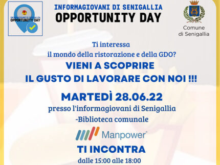Opportunity Day a Senigallia il 28 giugno 2022