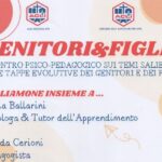Locandina dell'incontro "Genitori & Figli"